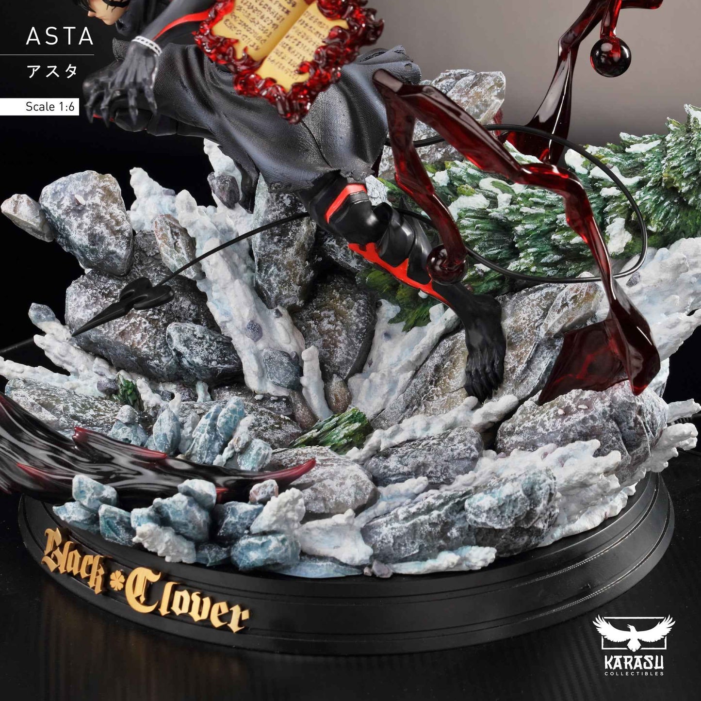 Black Clover ~ Karasu Collectibles ~ Asta ~ Resin Statue - Santoryu Resins Collectors
