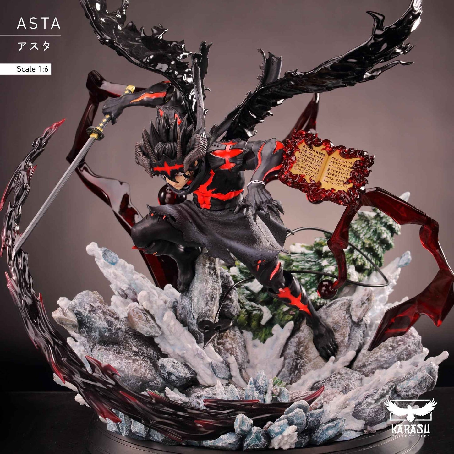 Black Clover ~ Karasu Collectibles ~ Asta ~ Resin Statue - Santoryu Resins Collectors