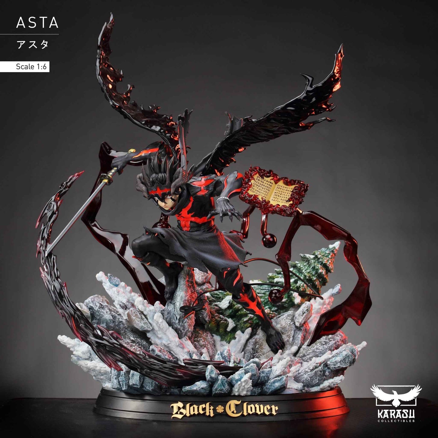 Black Clover ~ Karasu Collectibles ~ Asta ~ Resin Statue - Santoryu Resins Collectors