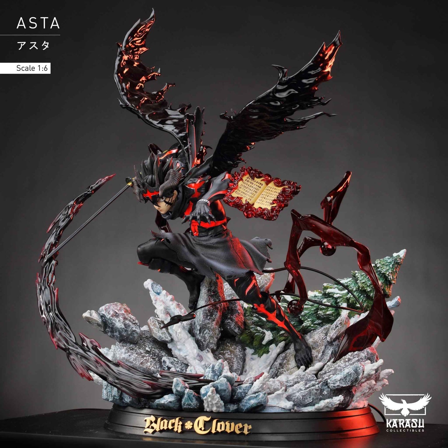 Black Clover ~ Karasu Collectibles ~ Asta ~ Resin Statue - Santoryu Resins Collectors