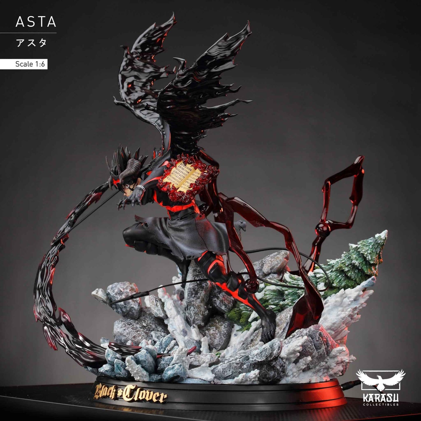 Black Clover ~ Karasu Collectibles ~ Asta ~ Resin Statue - Santoryu Resins Collectors