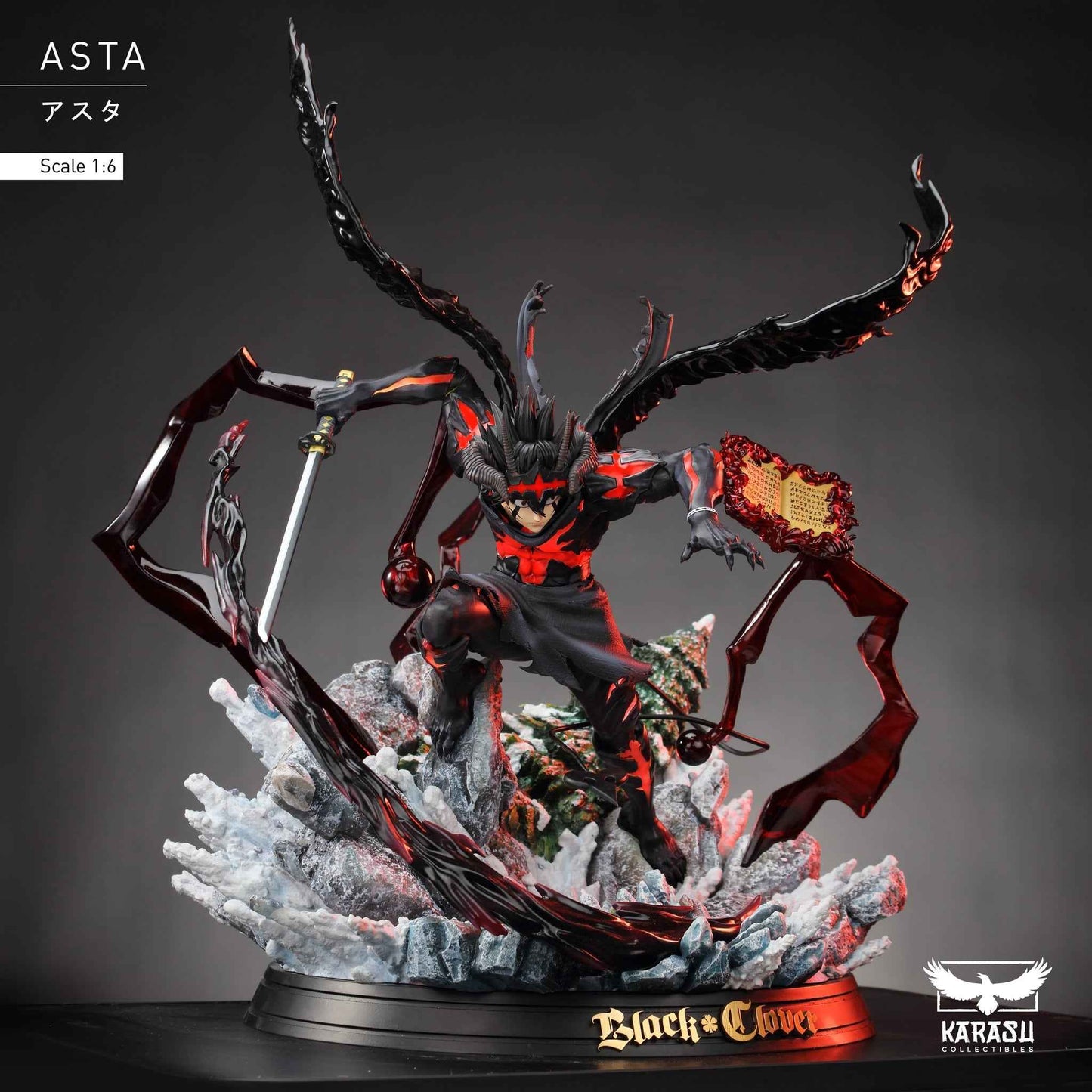 Black Clover ~ Karasu Collectibles ~ Asta ~ Resin Statue - Santoryu Resins Collectors