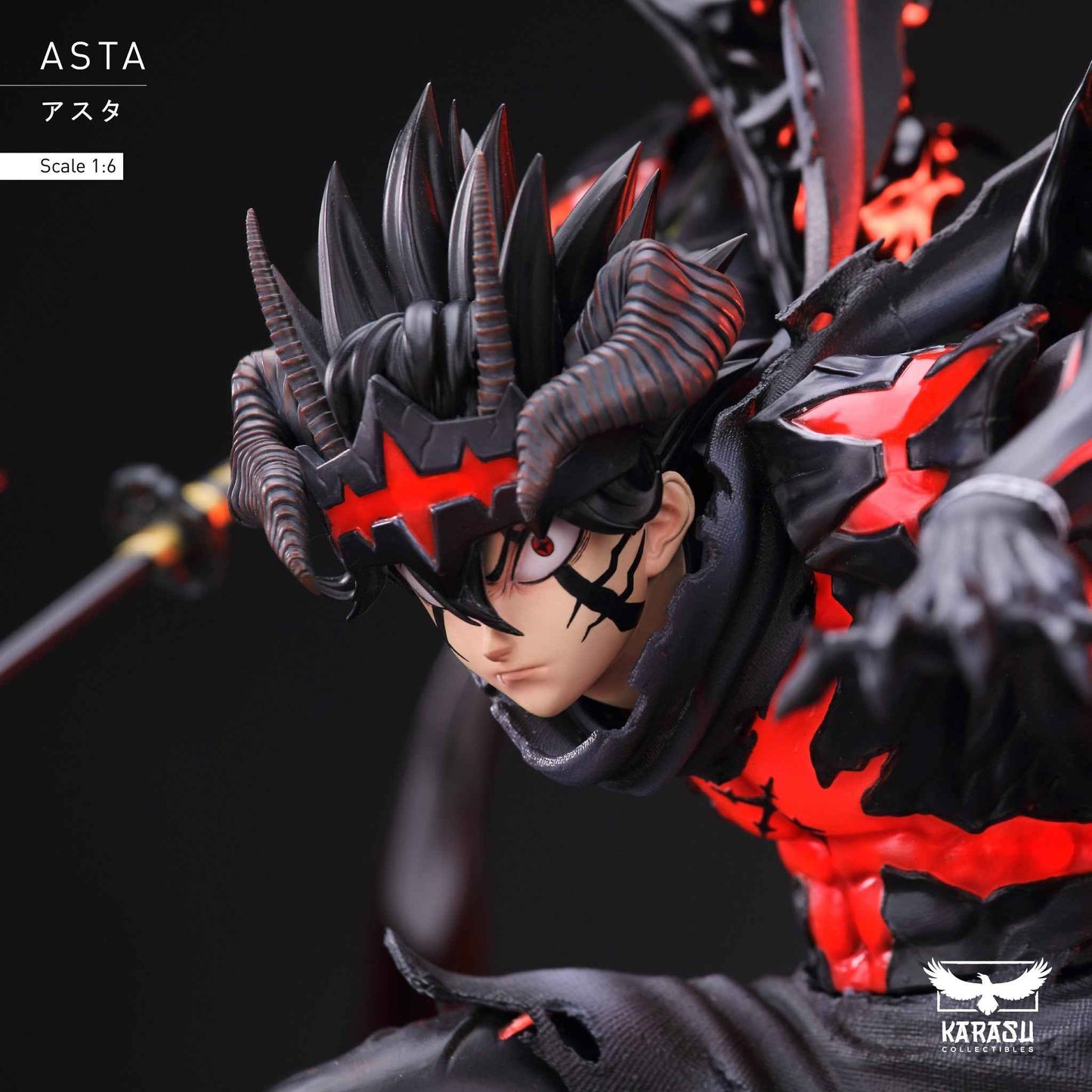 Black Clover ~ Karasu Collectibles ~ Asta ~ Resin Statue - Santoryu Resins Collectors