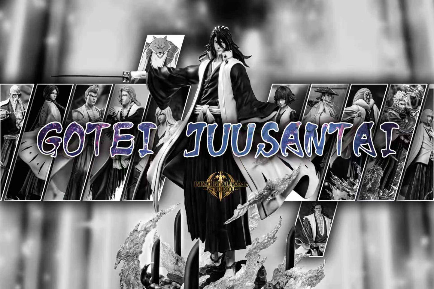 Bleach IW & Niren Studio Byakuya Kuchiki Resin Statue