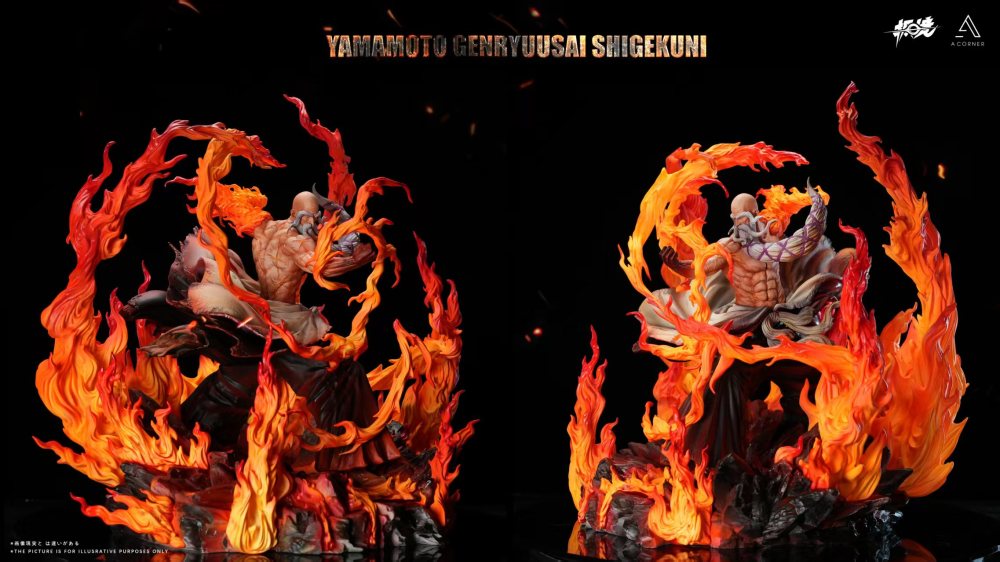 Bleach Ji Jing x A Corner Studio Yamamoto Genryusai Shigekuni Resin Statue