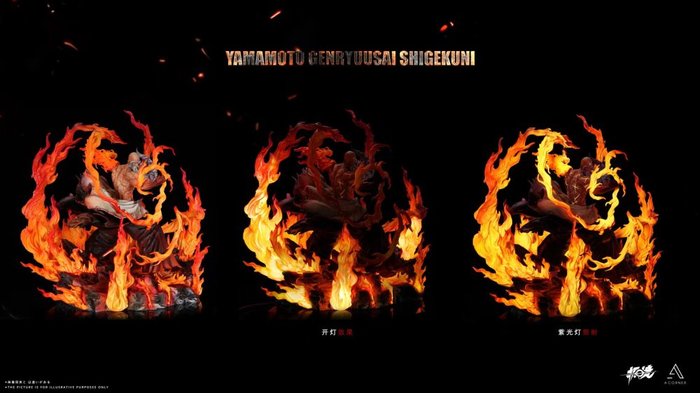 Bleach Ji Jing x A Corner Studio Yamamoto Genryusai Shigekuni Resin Statue