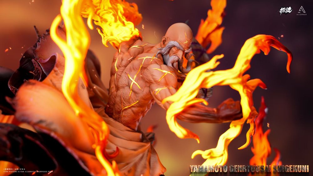 Bleach Ji Jing x A Corner Studio Yamamoto Genryusai Shigekuni Resin Statue