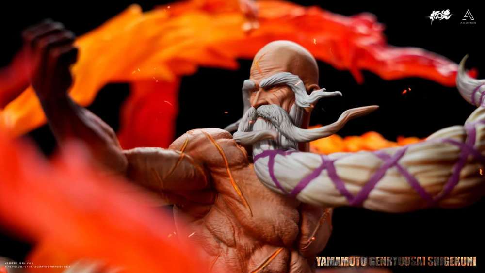 Bleach Ji Jing x A Corner Studio Yamamoto Genryusai Shigekuni Resin Statue
