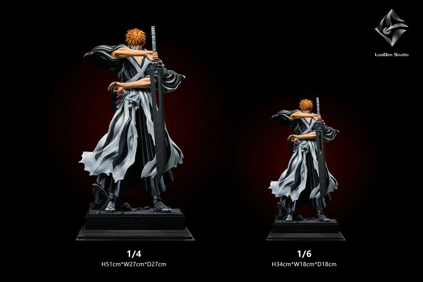 Bleach LoaDen Studio Kurosaki Ichigo Resin Statue