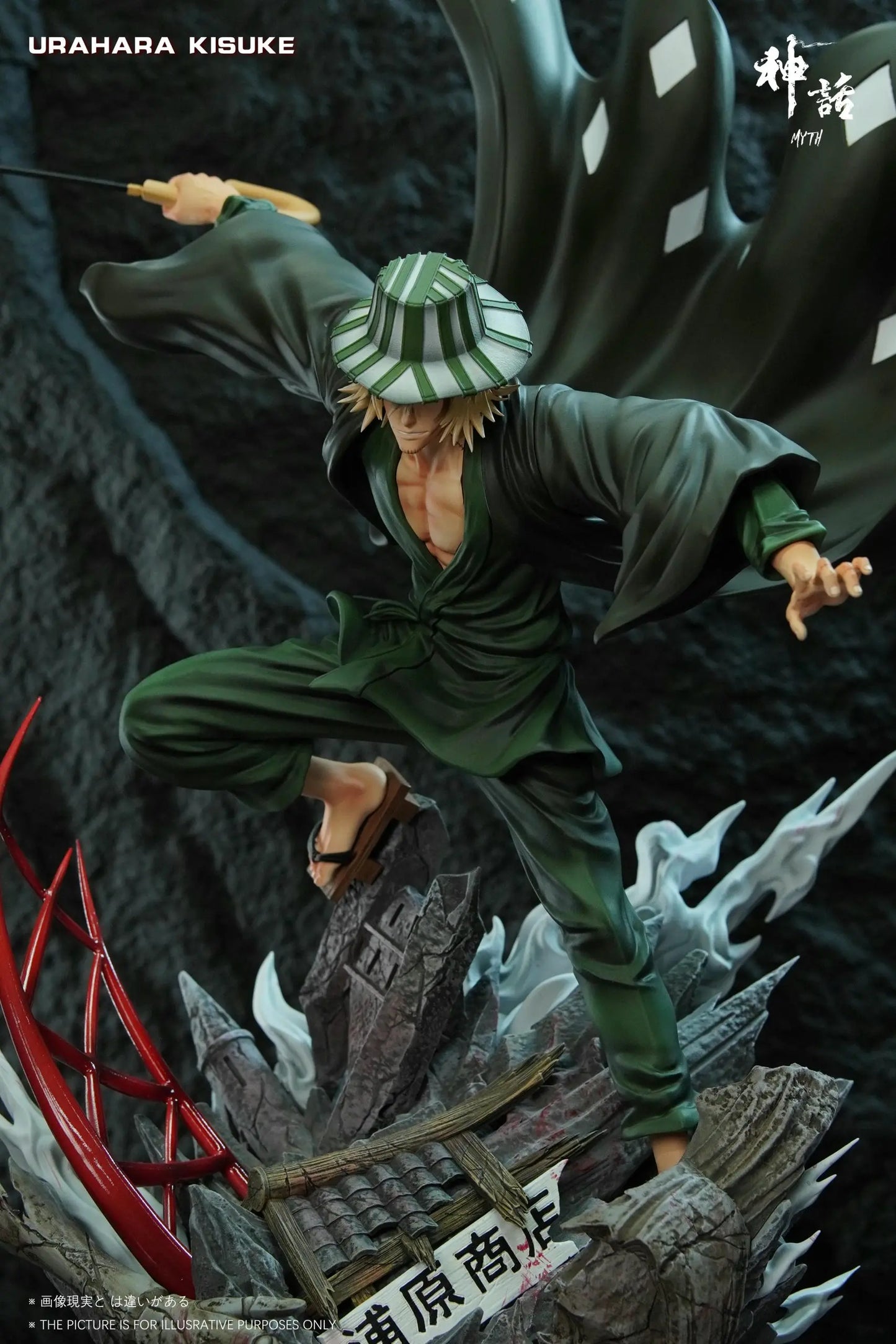Bleach Myth Studio Urahara Kisuke Resin Statue