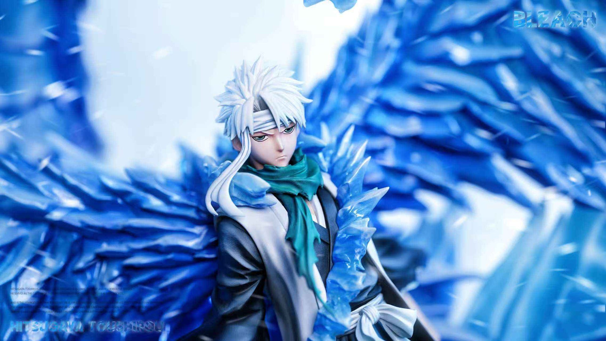 Bleach SY Studio Tōshirō Hitsugay & Hyōrinmaru Resin Statue