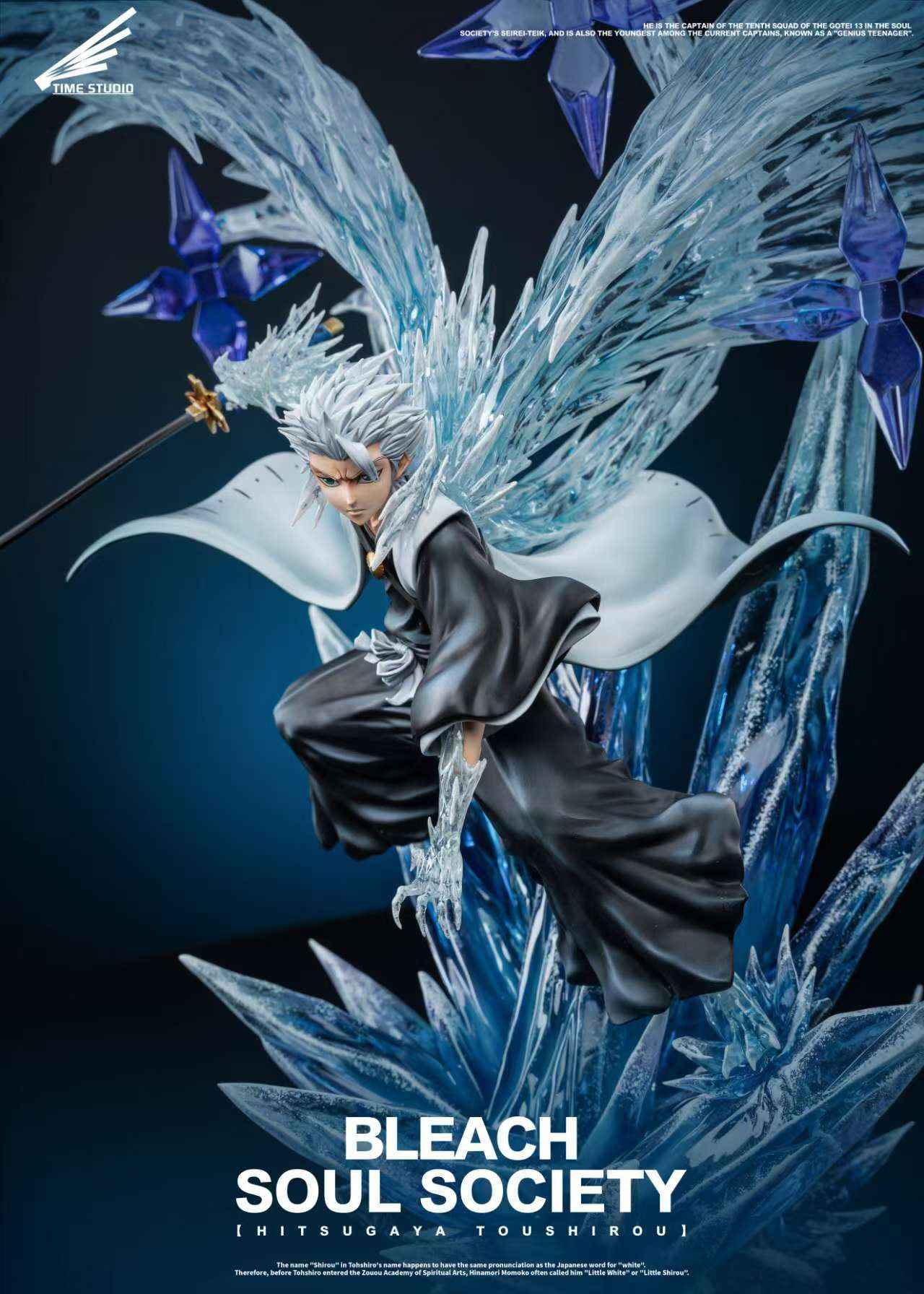 Bleach Time Studio Gotei 13 Captain Series Tōshirō Hitsugaya Resin Statue