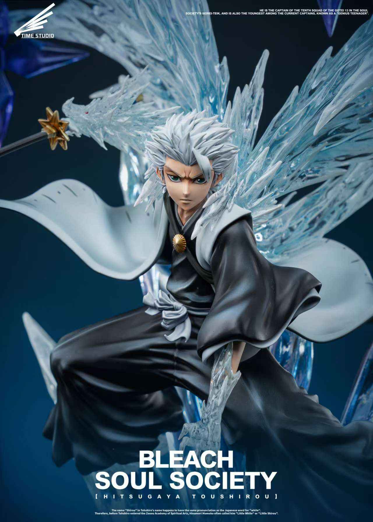 Bleach Time Studio Gotei 13 Captain Series Tōshirō Hitsugaya Resin Statue