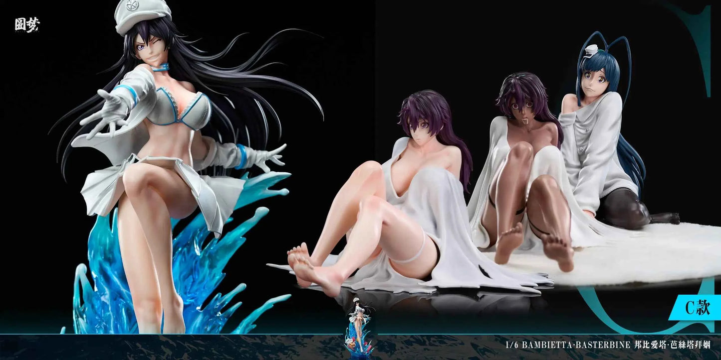 Bleach YuanMeng Studio Bambietta Basterbine & Giselle Gewelle Resin Statue