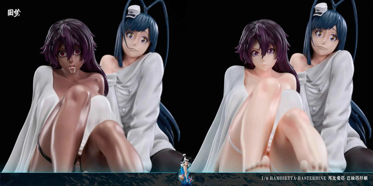 Bleach YuanMeng Studio Bambietta Basterbine & Giselle Gewelle Resin Statue
