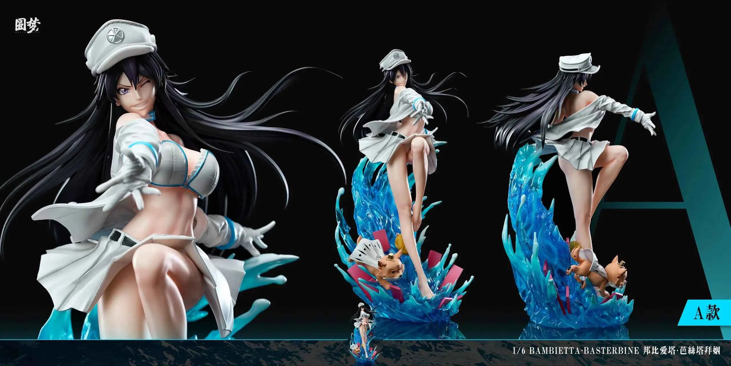 Bleach YuanMeng Studio Bambietta Basterbine & Giselle Gewelle Resin Statue