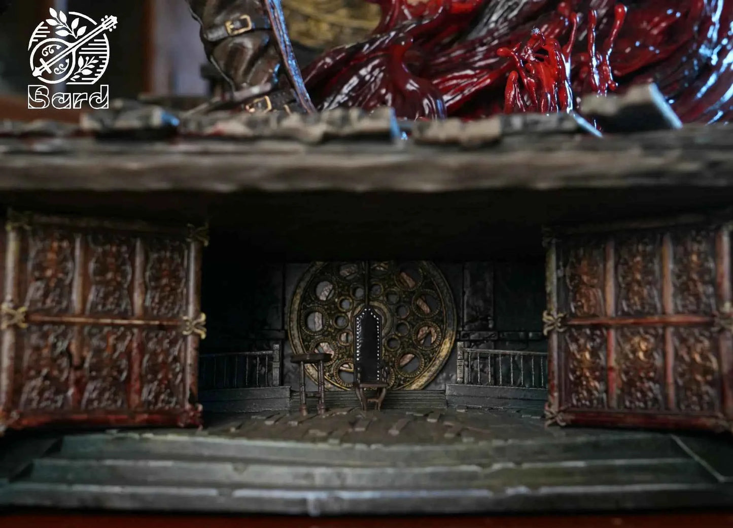 Bloodborne Bard Studio Lady Maria vs Hunter Resin Statue