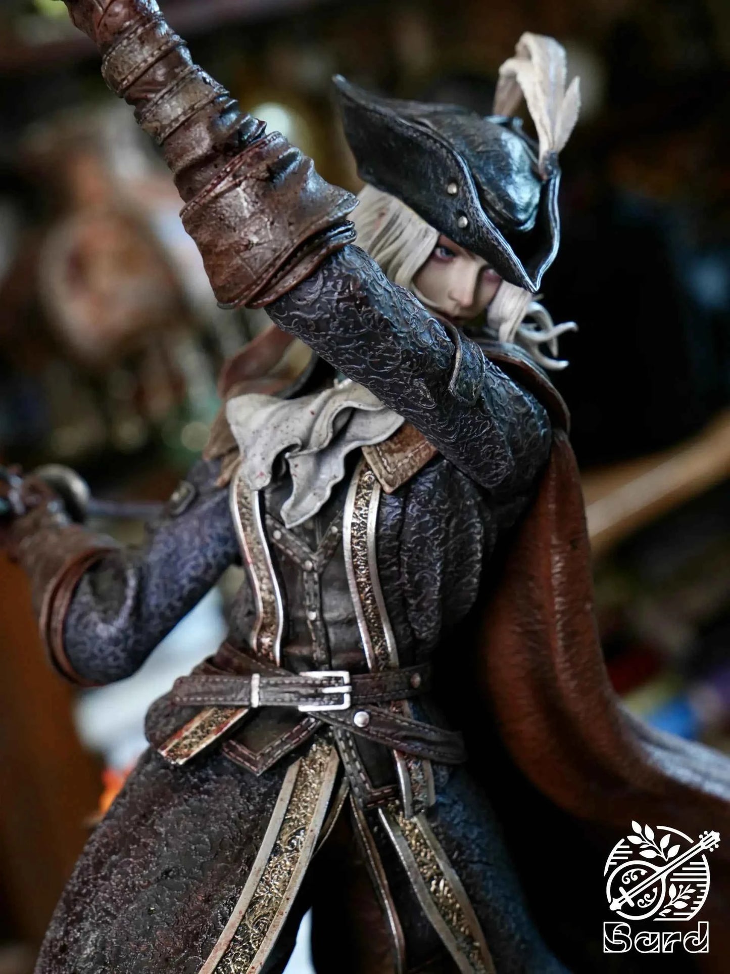 Bloodborne Bard Studio Lady Maria vs Hunter Resin Statue