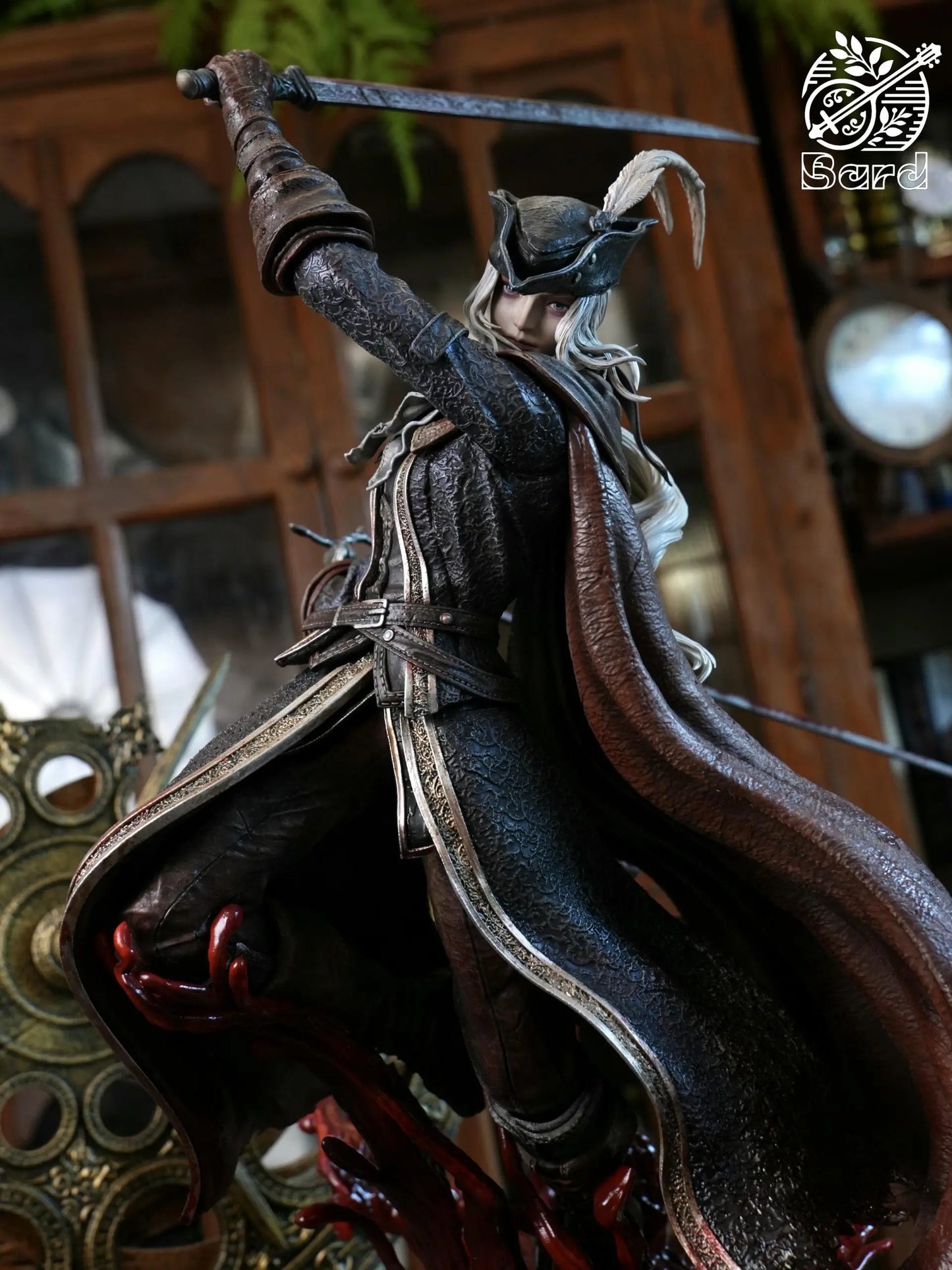 Bloodborne Bard Studio Lady Maria vs Hunter Resin Statue