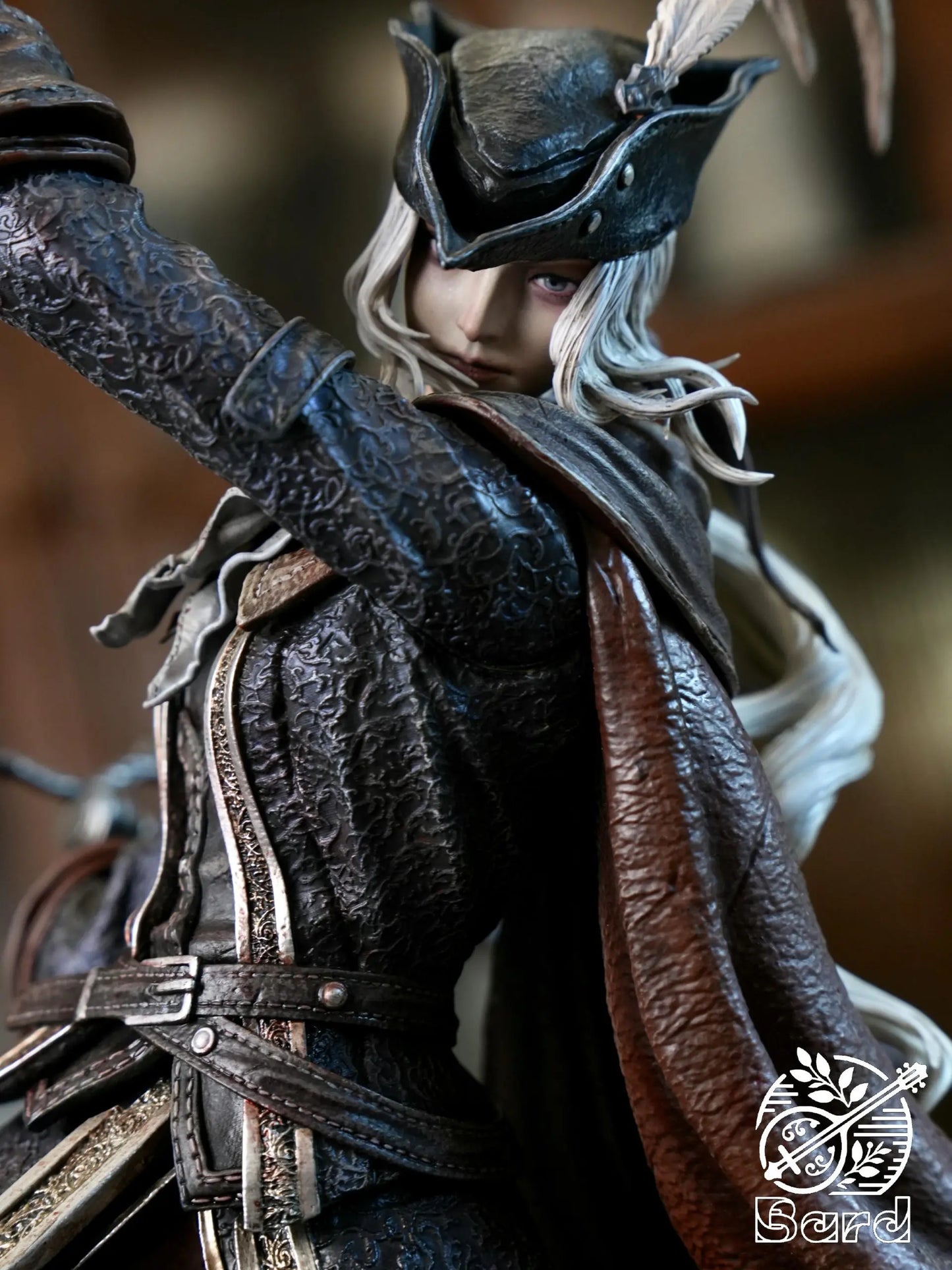 Bloodborne Bard Studio Lady Maria vs Hunter Resin Statue