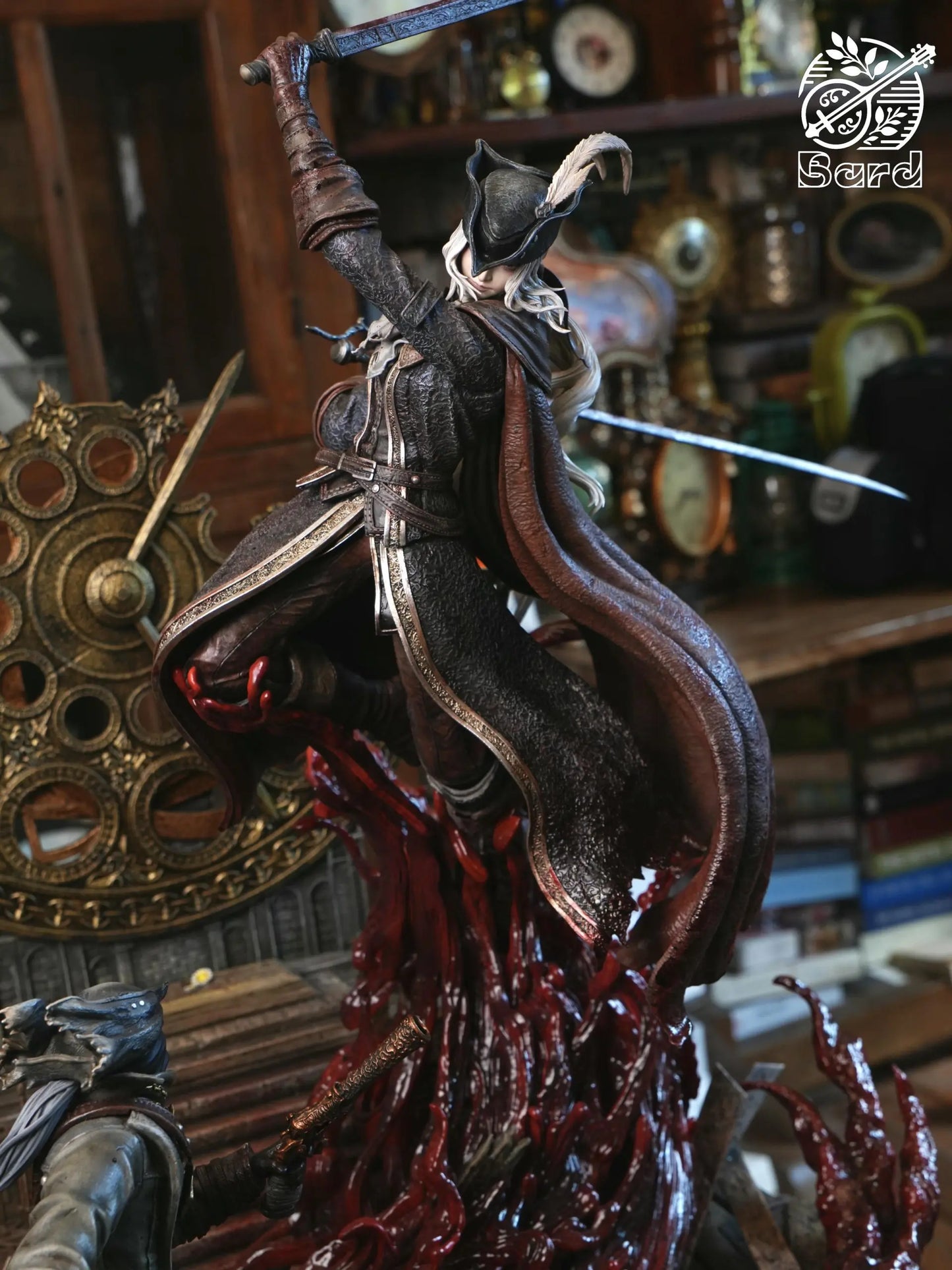 Bloodborne Bard Studio Lady Maria vs Hunter Resin Statue