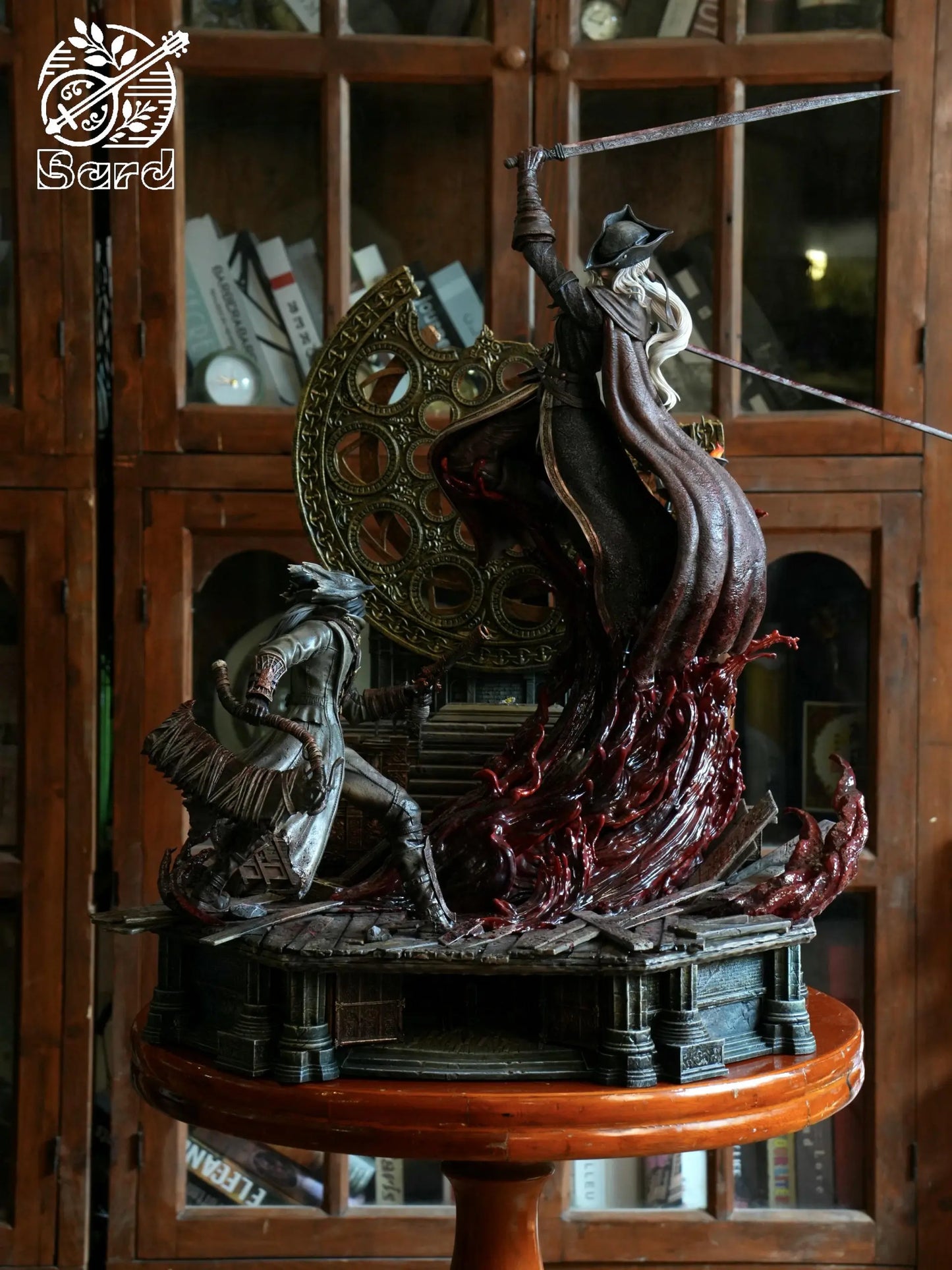 Bloodborne Bard Studio Lady Maria vs Hunter Resin Statue