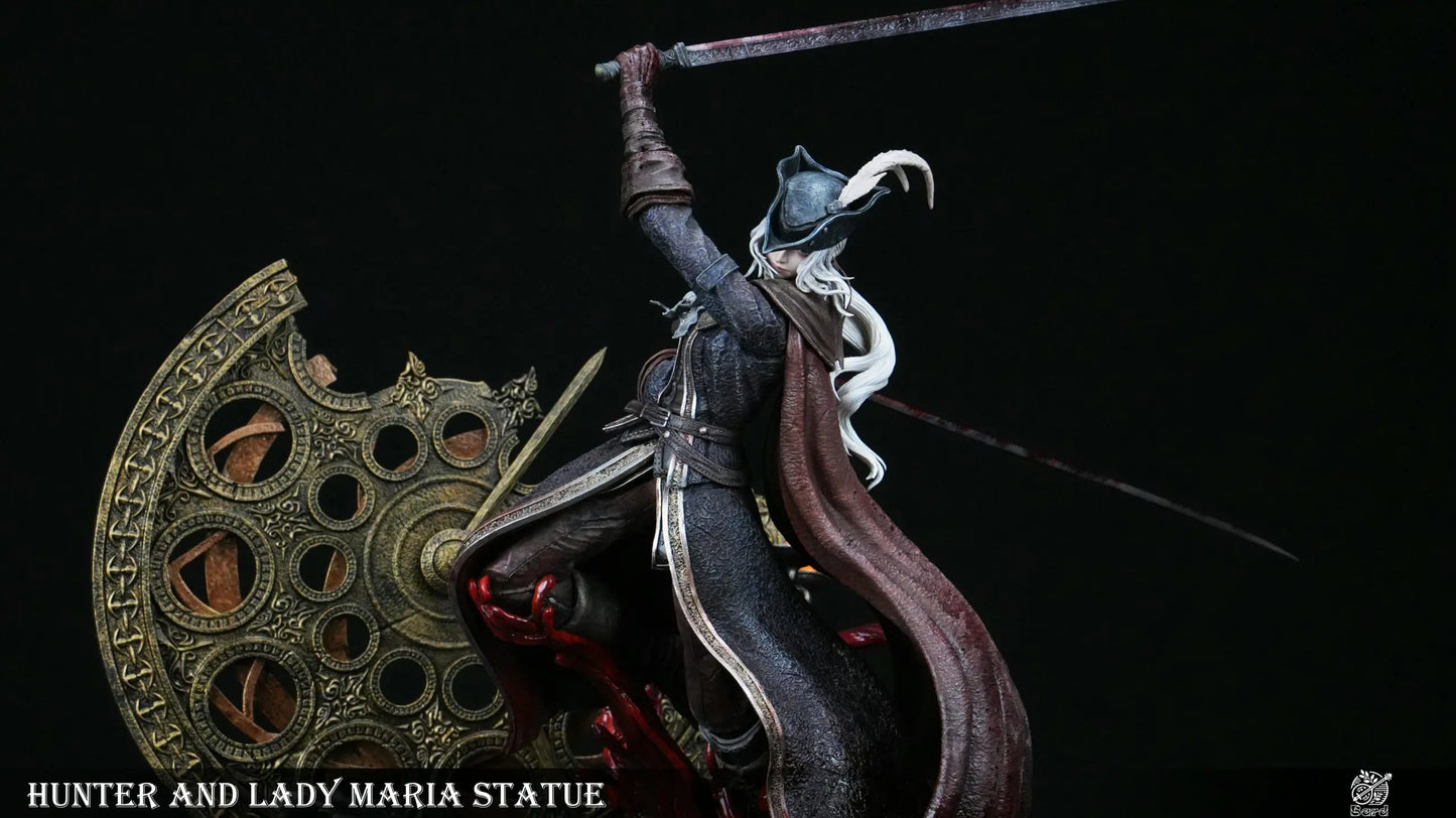 Bloodborne Bard Studio Lady Maria vs Hunter Resin Statue