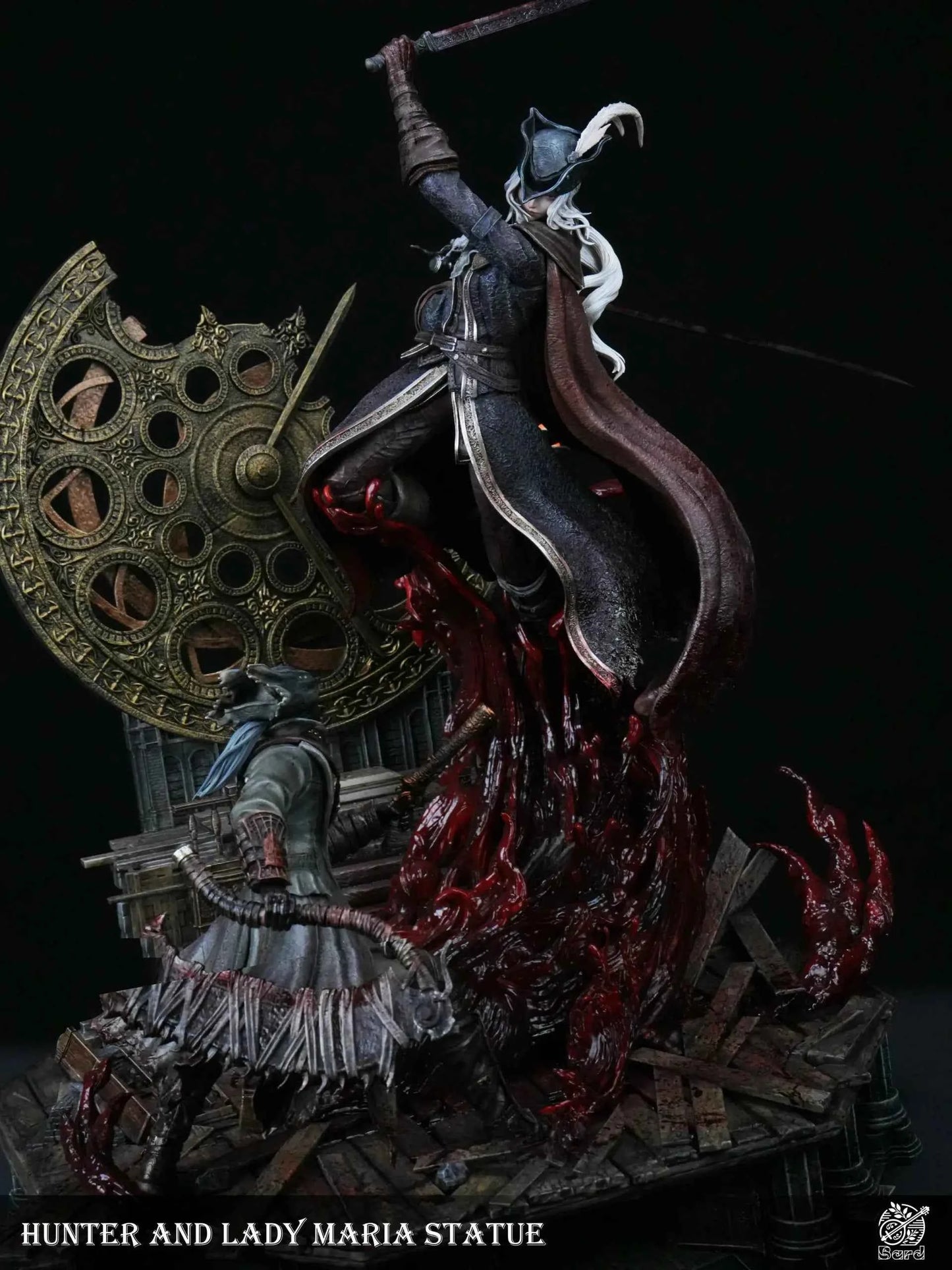 Bloodborne Bard Studio Lady Maria vs Hunter Resin Statue