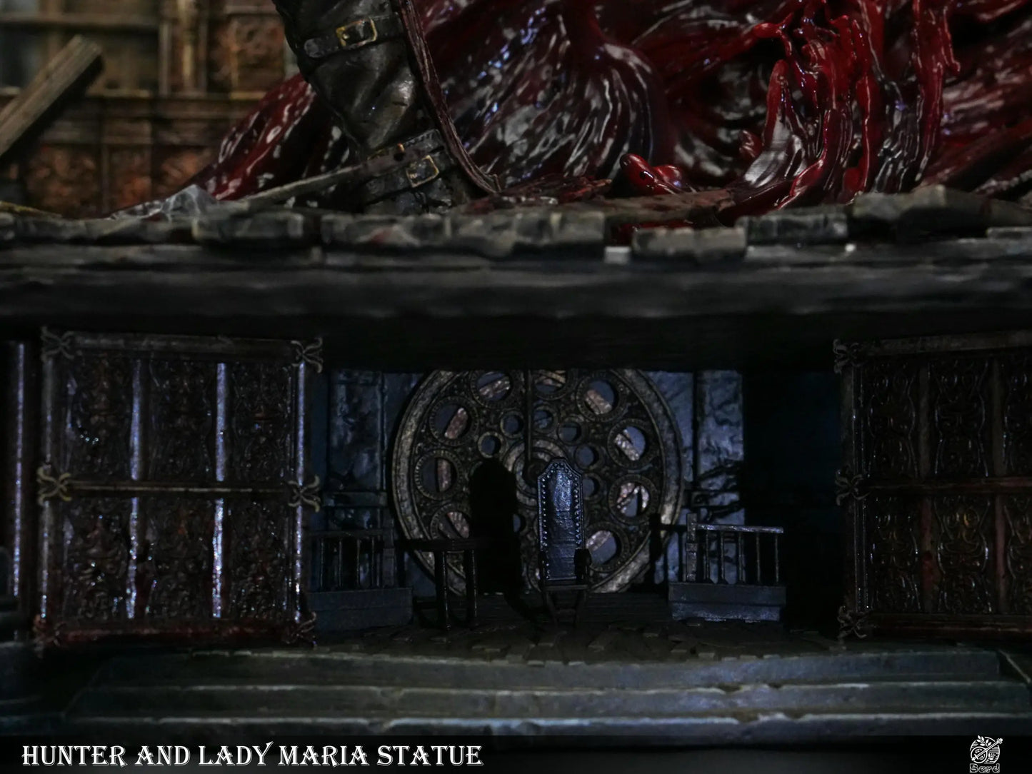 Bloodborne Bard Studio Lady Maria vs Hunter Resin Statue