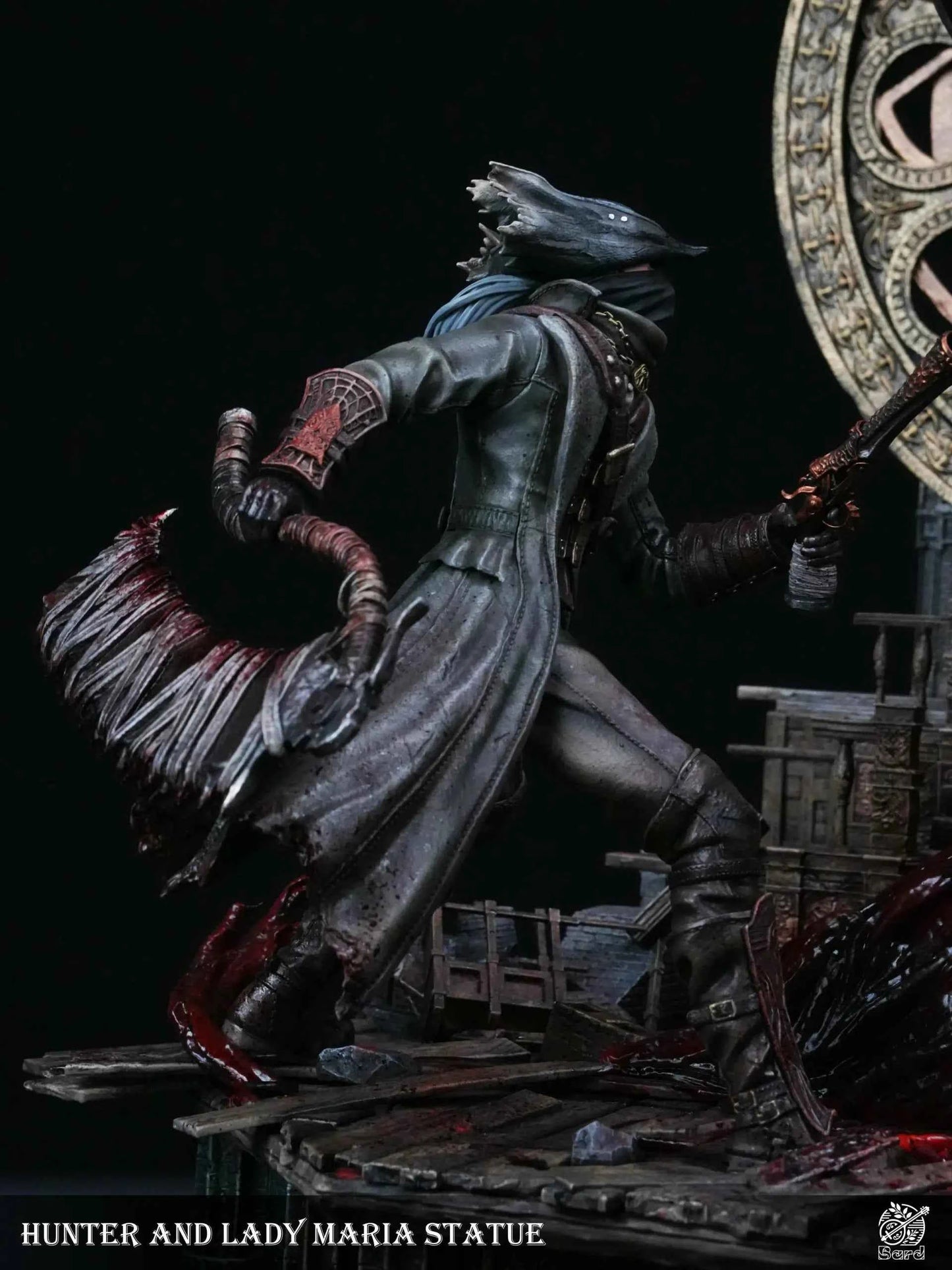 Bloodborne Bard Studio Lady Maria vs Hunter Resin Statue
