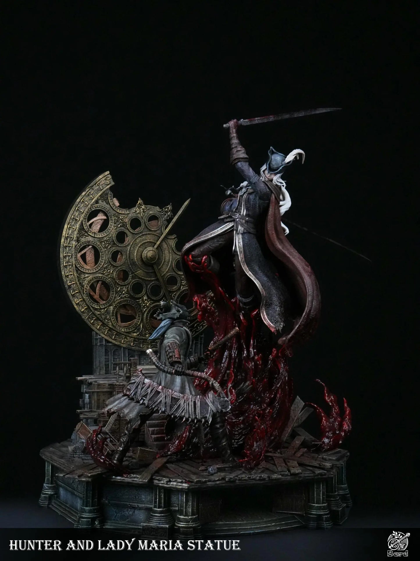 Bloodborne Bard Studio Lady Maria vs Hunter Resin Statue