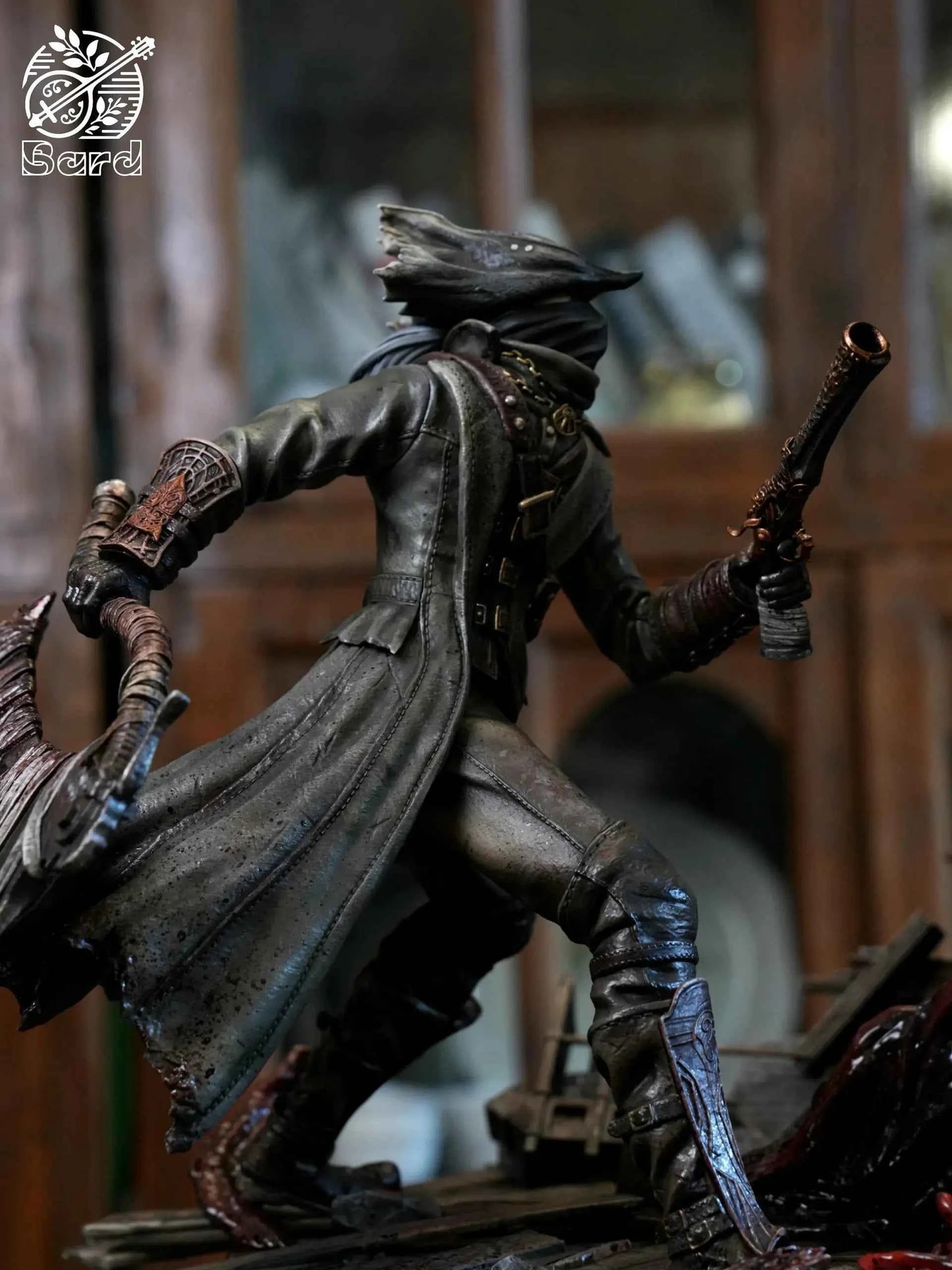 Bloodborne Bard Studio Lady Maria vs Hunter Resin Statue