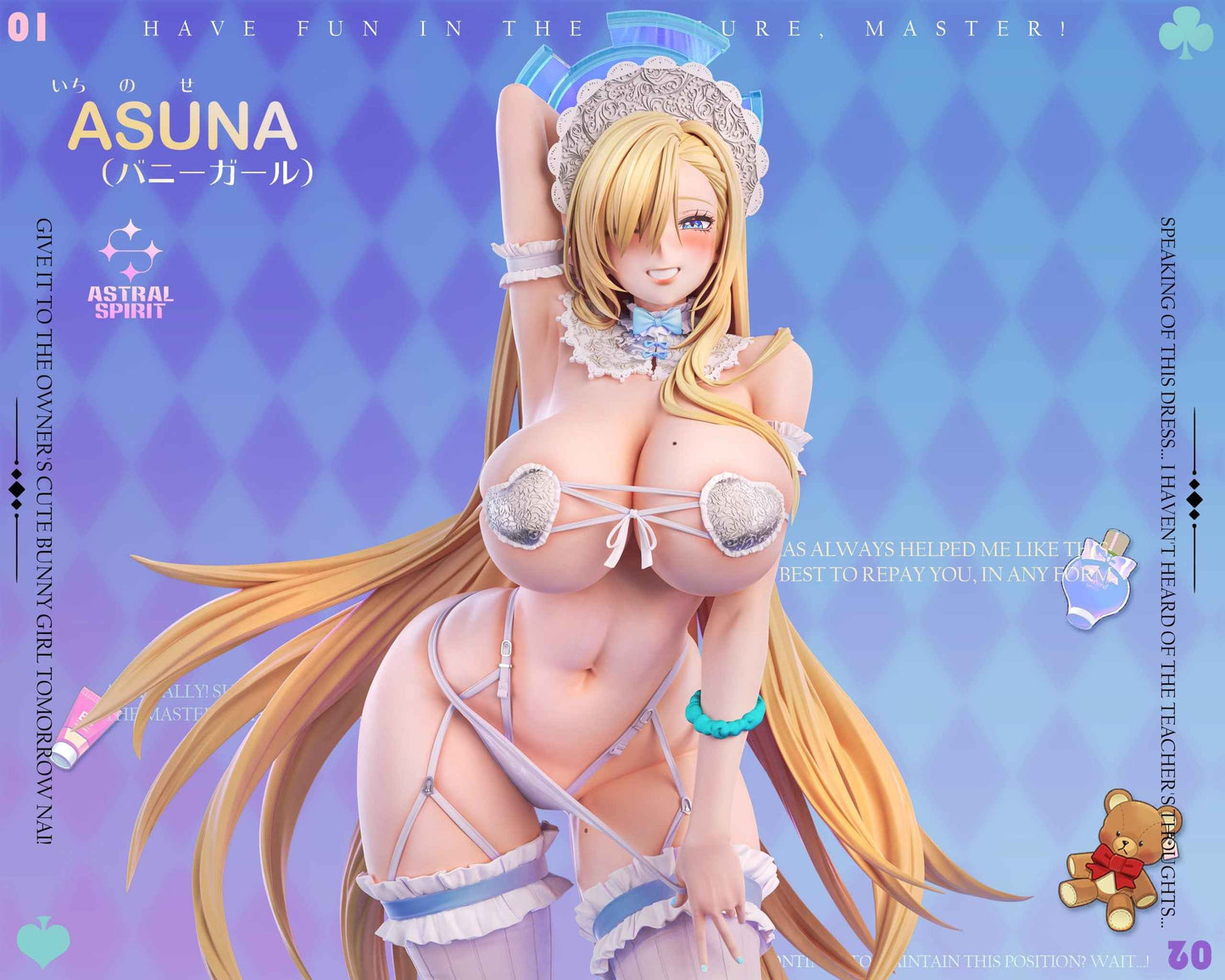 Blue Archive AstralSpirit Studio Ichinose Asuna & Kakudate Karin Resin Statue