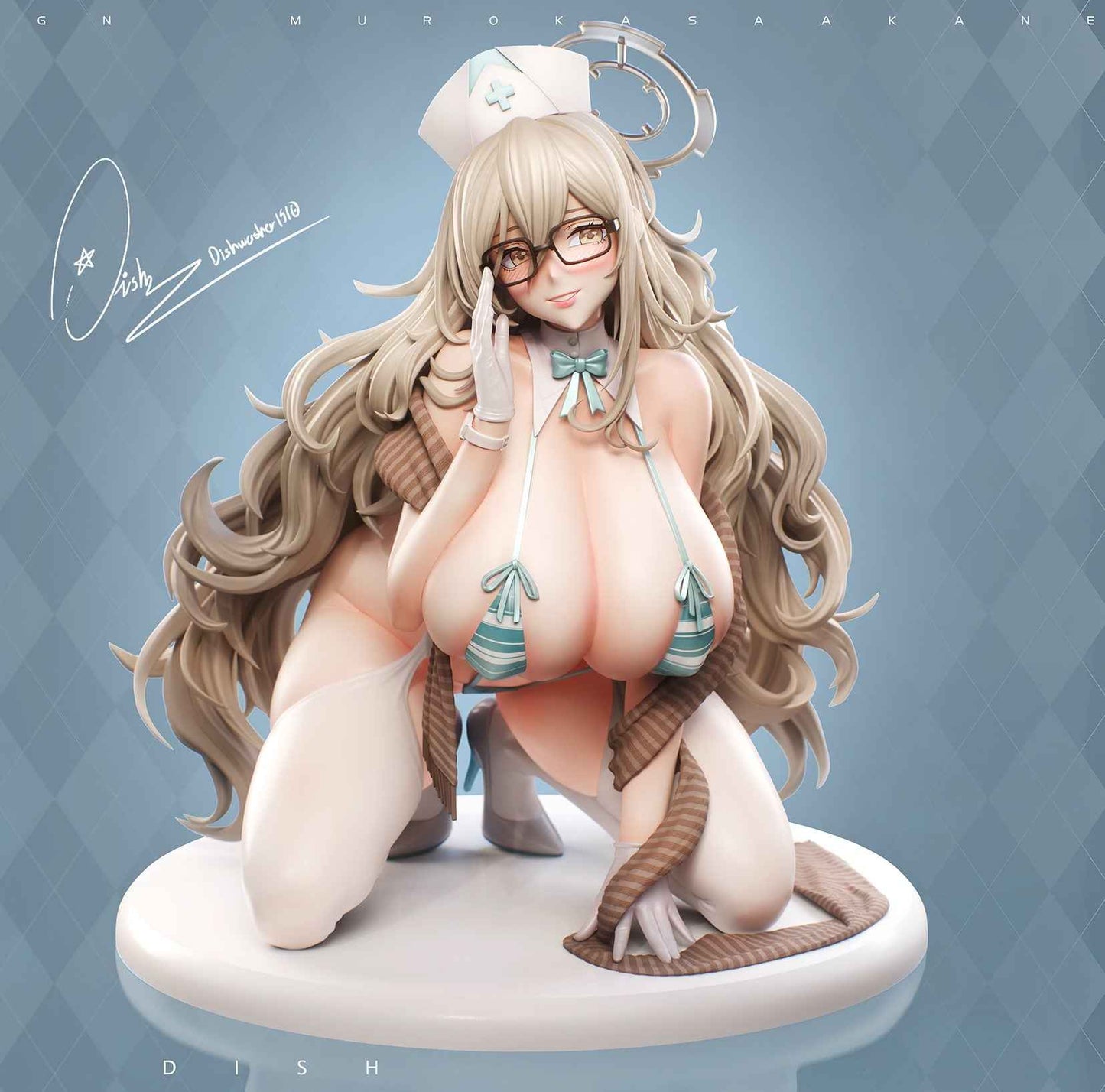 Blue Archive Cast Design Studio Murokasa Akane Resin Statue