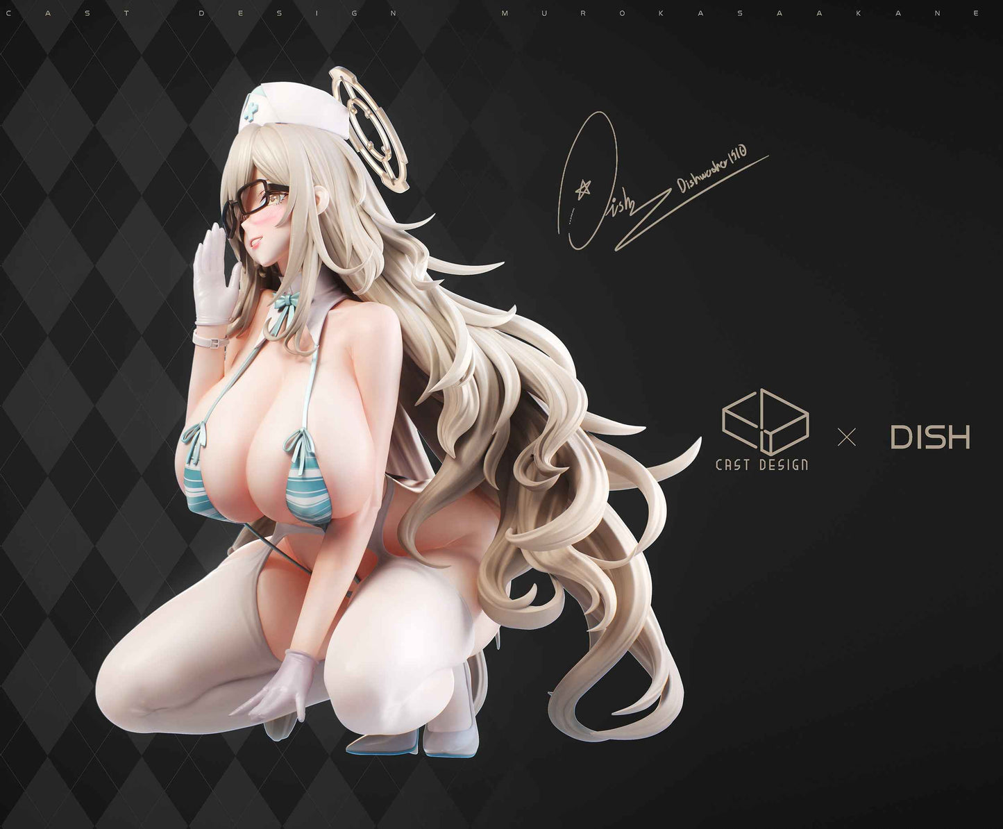 Blue Archive Cast Design Studio Murokasa Akane Resin Statue
