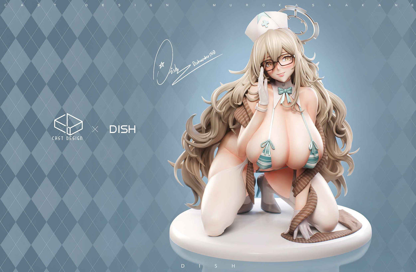 Blue Archive Cast Design Studio Murokasa Akane Resin Statue