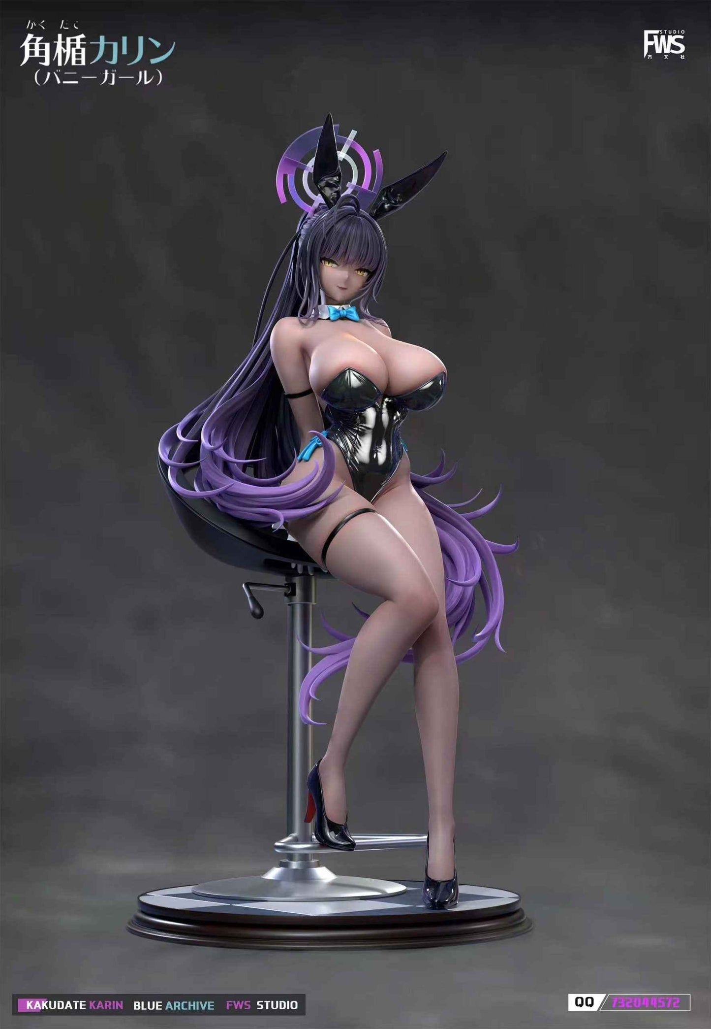Blue Archive FWS Studio Bunny Girl Kakudate Karin Resin Statue