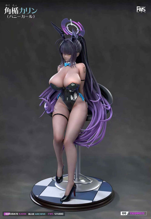Blue Archive FWS Studio Bunny Girl Kakudate Karin Resin Statue