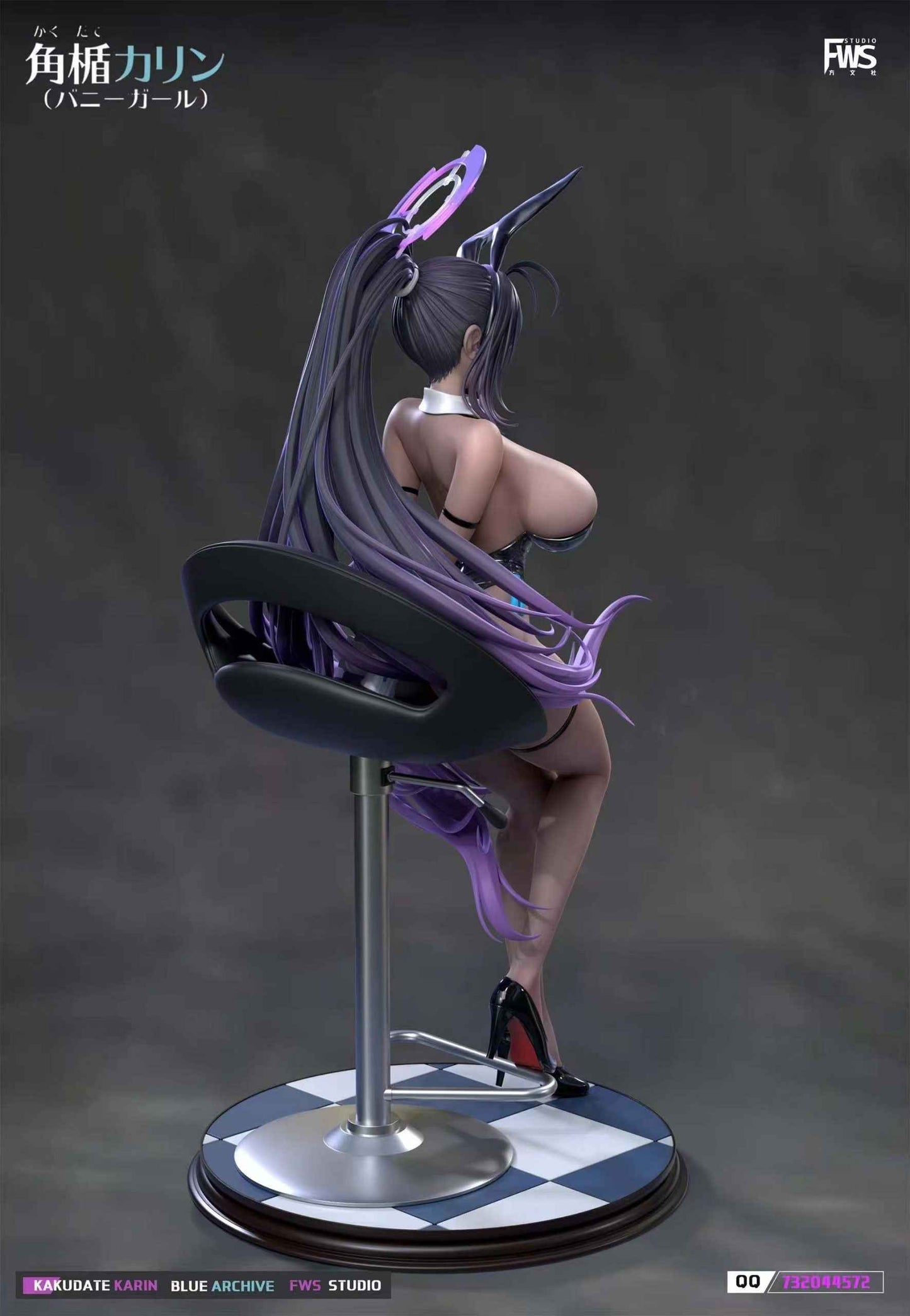Blue Archive FWS Studio Bunny Girl Kakudate Karin Resin Statue