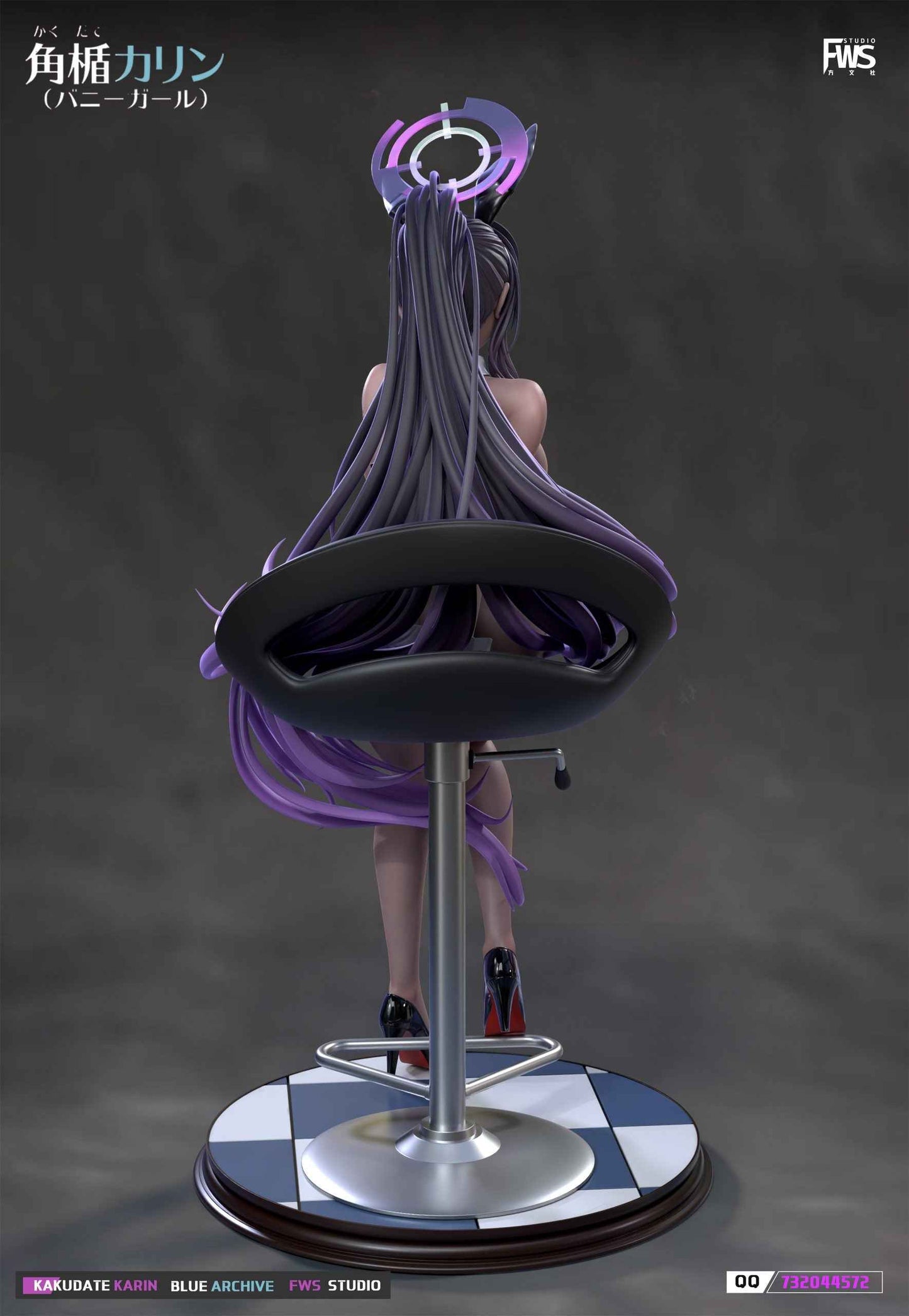 Blue Archive FWS Studio Bunny Girl Kakudate Karin Resin Statue