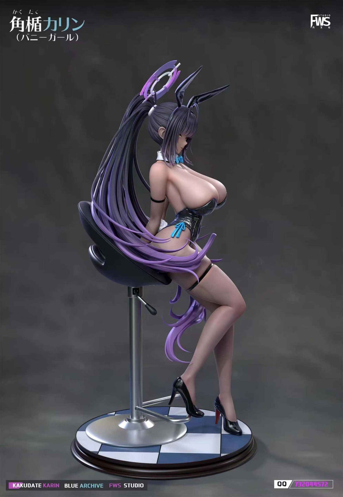 Blue Archive FWS Studio Bunny Girl Kakudate Karin Resin Statue