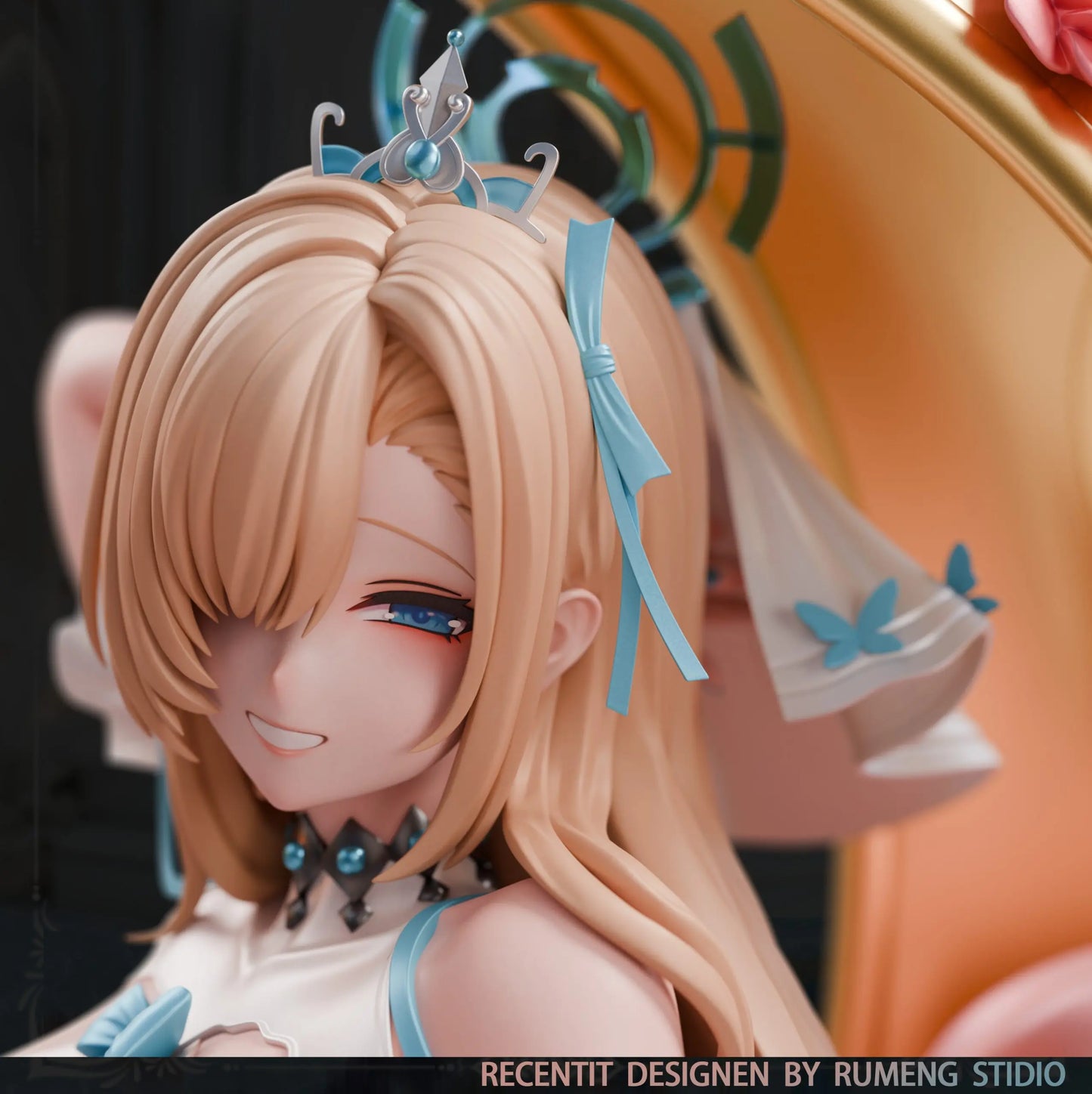 Blue Archive Rumeng Studio Ichinose Asuna Wedding Dress Ver. Resin Statue