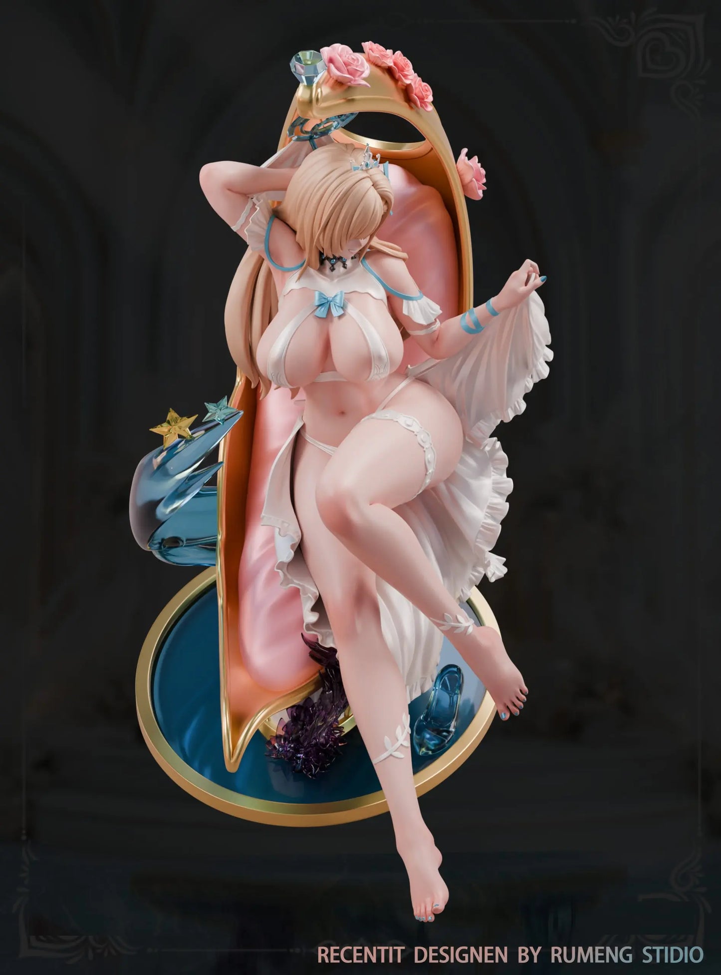 Blue Archive Rumeng Studio Ichinose Asuna Wedding Dress Ver. Resin Statue