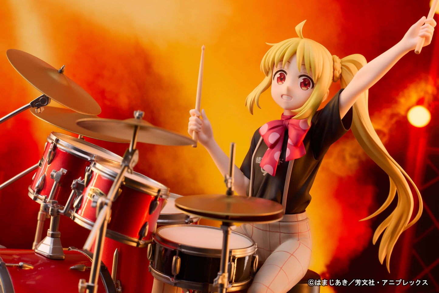 Bocchi the rock! Aniplex & Claynel Ijichi Nijika Licensed PVC Figure