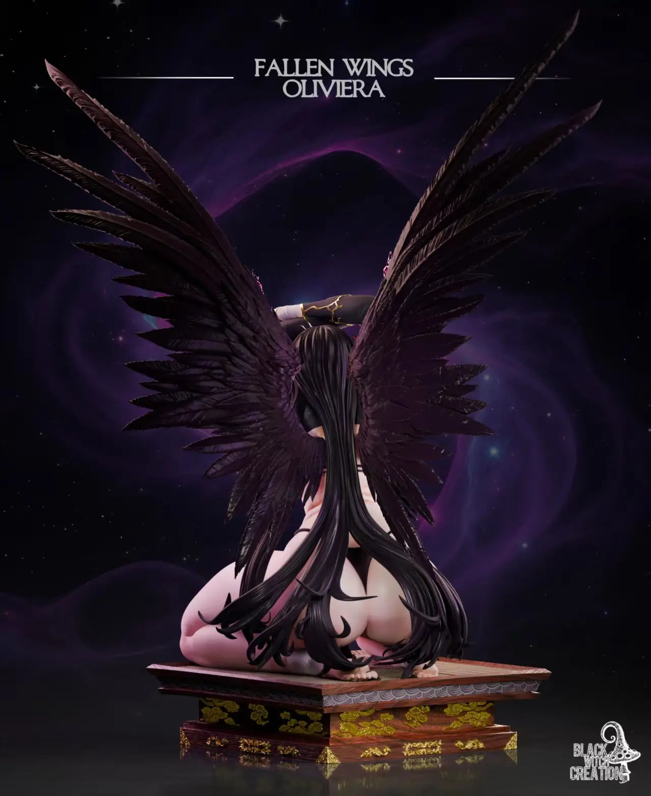 Brown Dust Black Witch Creation Studio Olivier Resin Statue