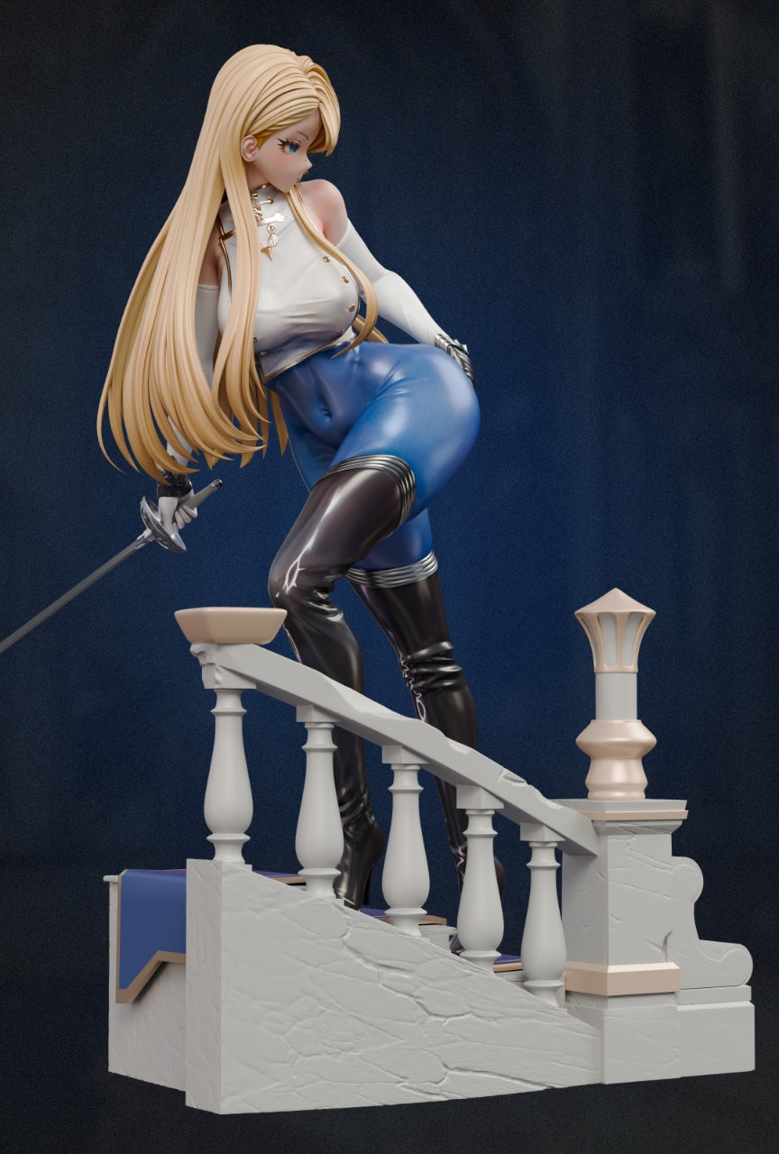 Brown Dust QBYGZ Studio Iron Monarch Wilhelmina Resin Statue
