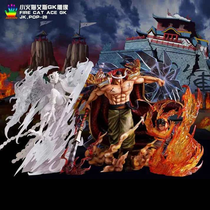 One Piece ~ JacksDo Studio ~ Portgas D. Ace (Gol D. Ace "Fire Fist") ~ Resin Statue - Santoryu Resins Collectors