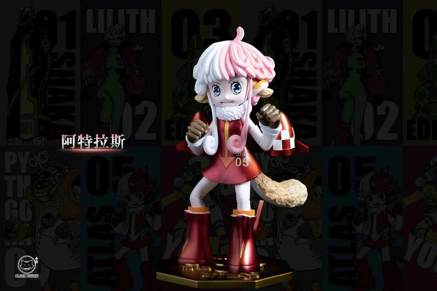 One Piece ~ Black Studio ~ 7 Vegapunk Members ~ GK Resin Statue - Santoryu Resins Collectors