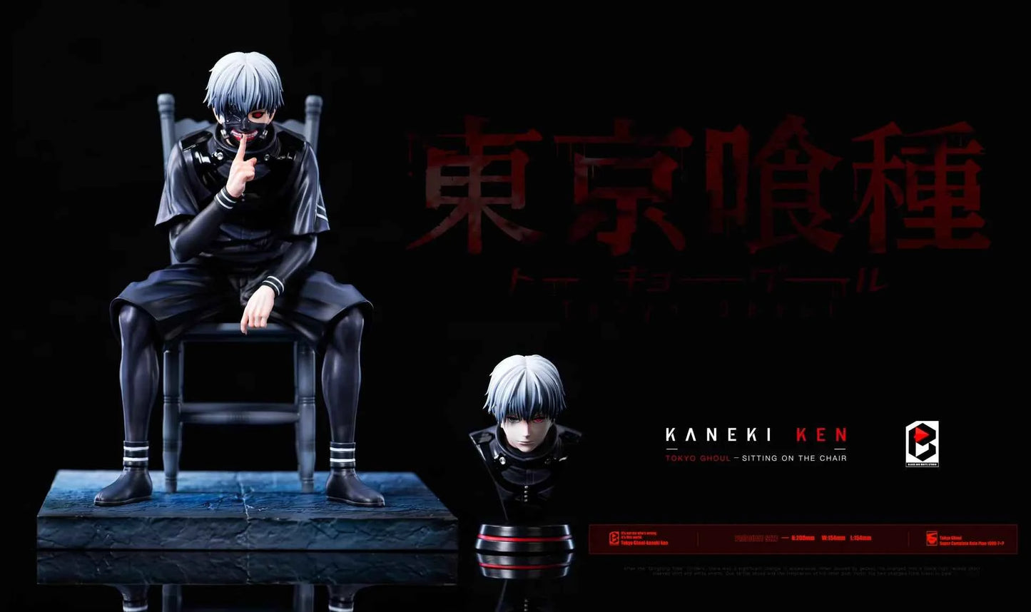 Tokyo Ghoul ~ BW Studio ~ Ken Kaneki Sitting On The Chair ~ Resin Statue - Santoryu Resins Collectors