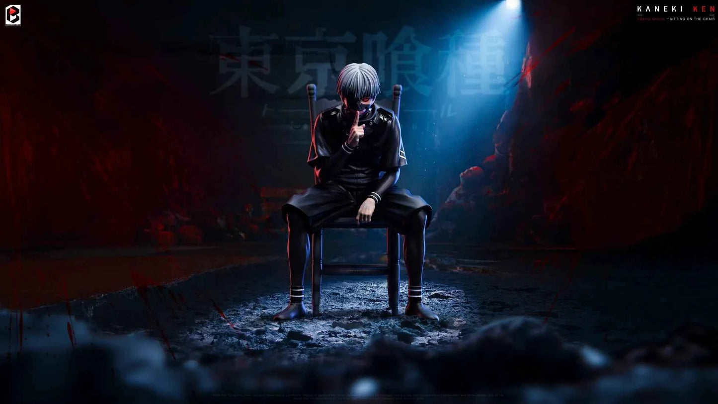 Tokyo Ghoul ~ BW Studio ~ Ken Kaneki Sitting On The Chair ~ Resin Statue - Santoryu Resins Collectors